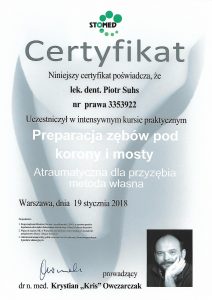 Piotr Suhs Warszawa 19.01.2018